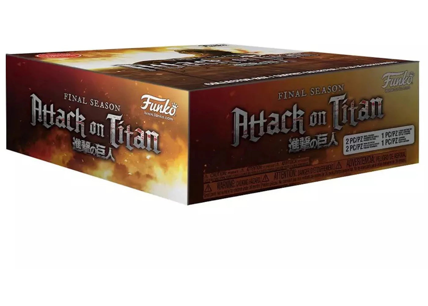 Funko Pop! Attack on Titan: Final Season GameStop Exclusive Collectors Box