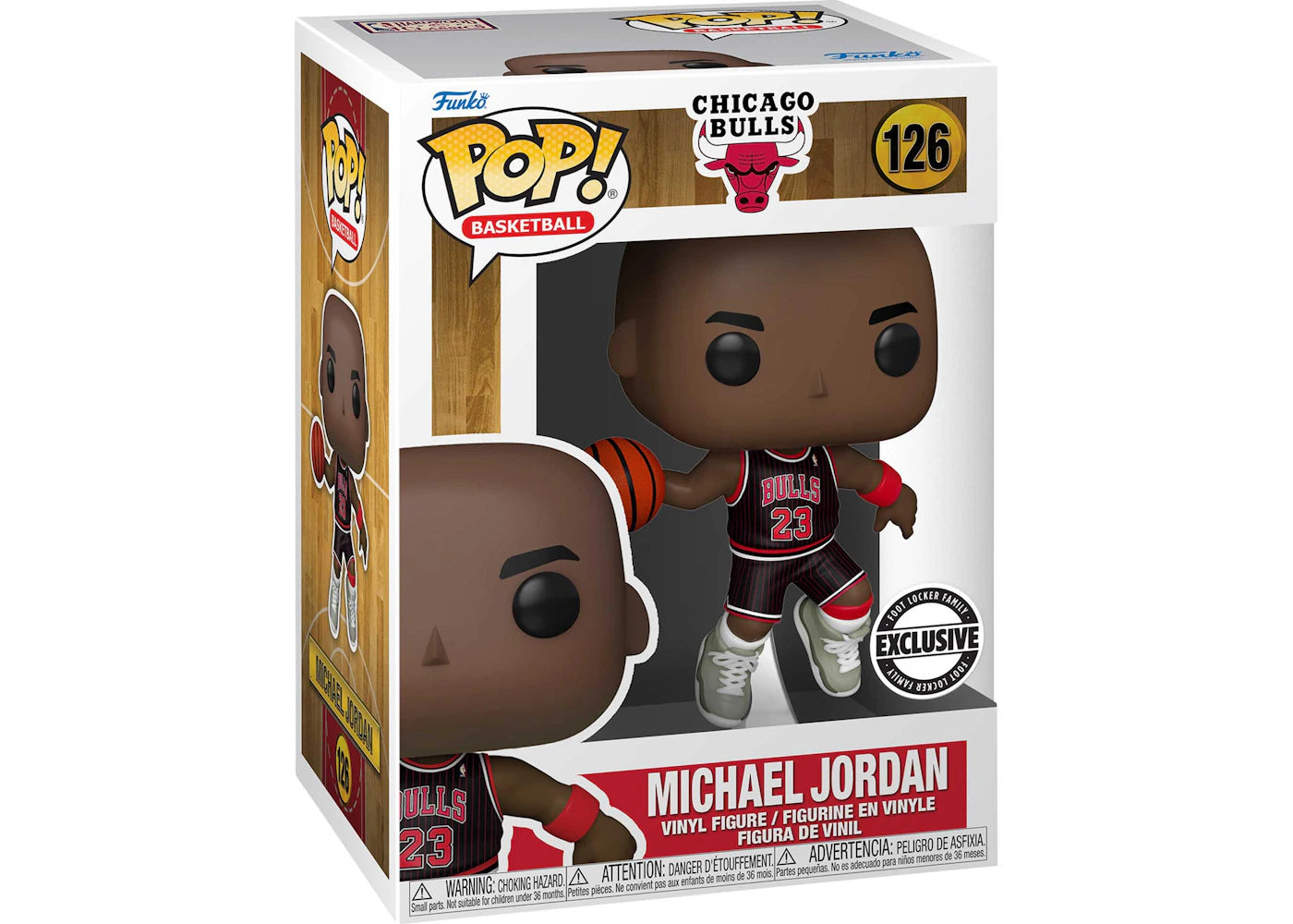 Funko Pop! Basketball Chicago Bulls Michael Jordan Foot Locker Family Exclusive Figure #126