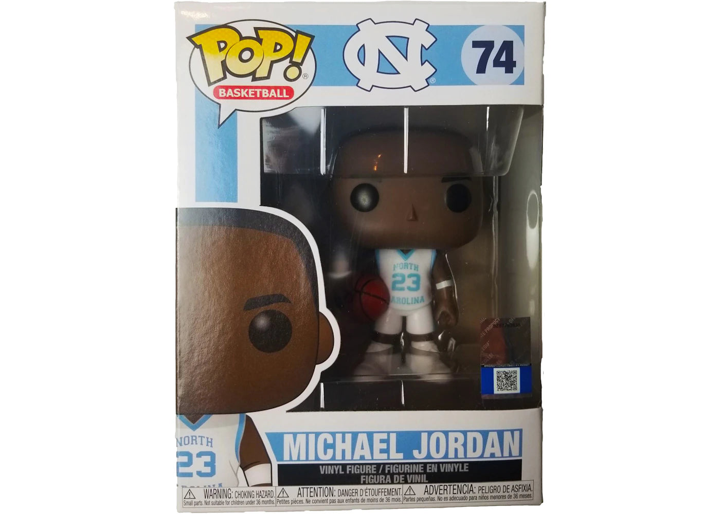 Funko Pop! Basketball Michael Jordan North Carolina Jersey Figure #74