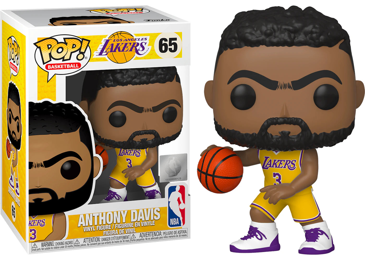Funko Pop! Basketball NBA Anthony Davis Los Angeles Lakers Figure #65