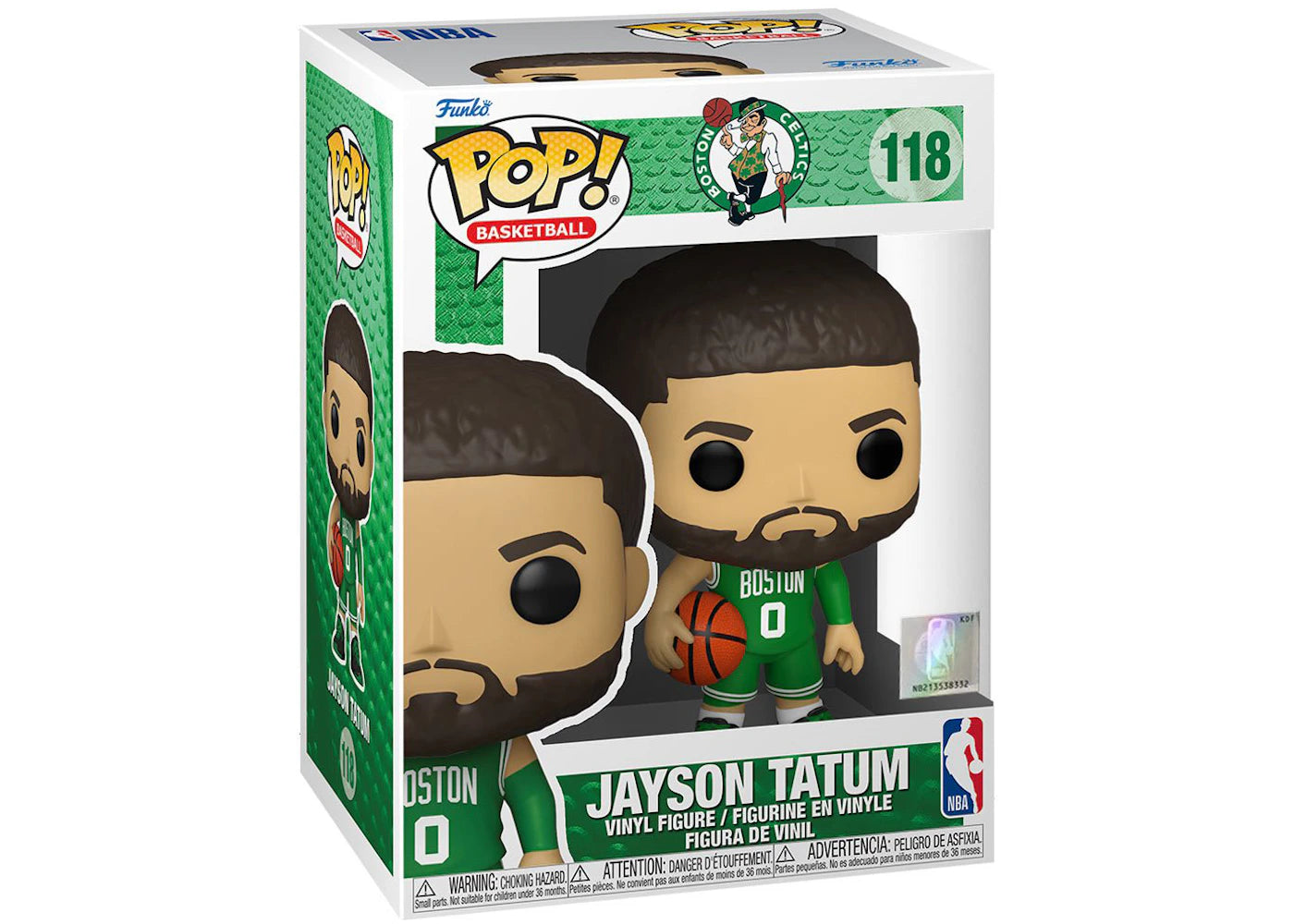 Funko Pop! Basketball NBA Boston Celtics Jayson Tatum Figure #118