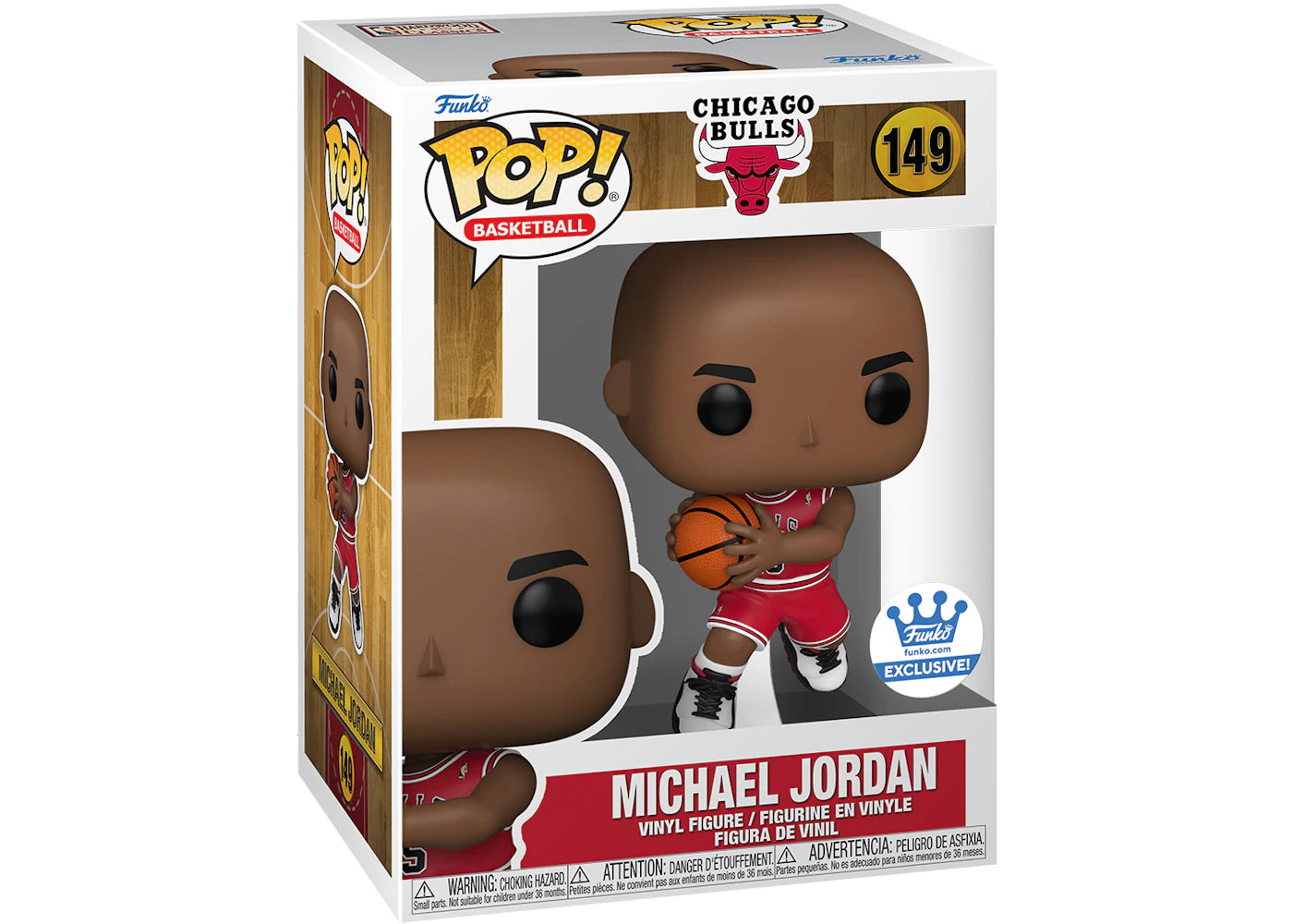 Funko Pop! Basketball NBA Chicago Bulls Michael Jordan Funko Shop Exclusive Figure #149