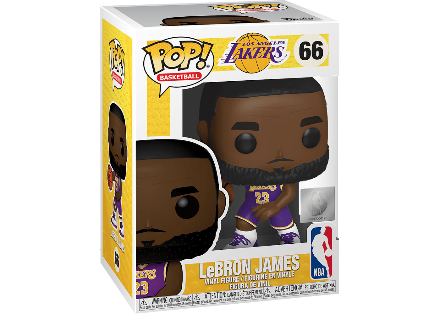 Funko Pop! Basketball NBA LeBron James Lakers Figure #66