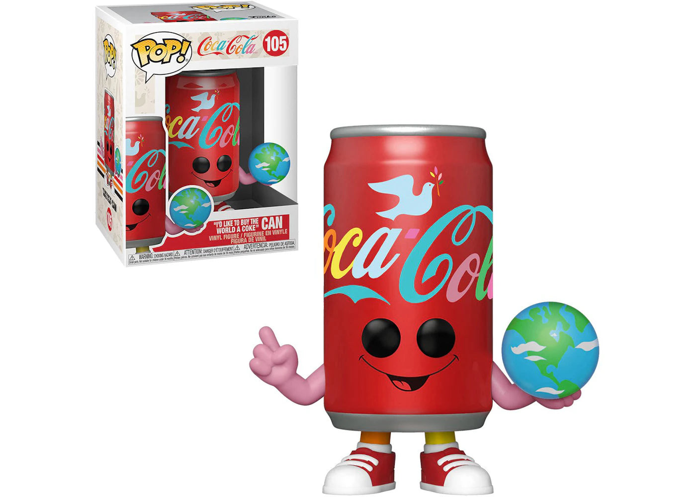 Funko Pop! Coca-Cola "I'd like to buy the World a Coke" Can Figure #105