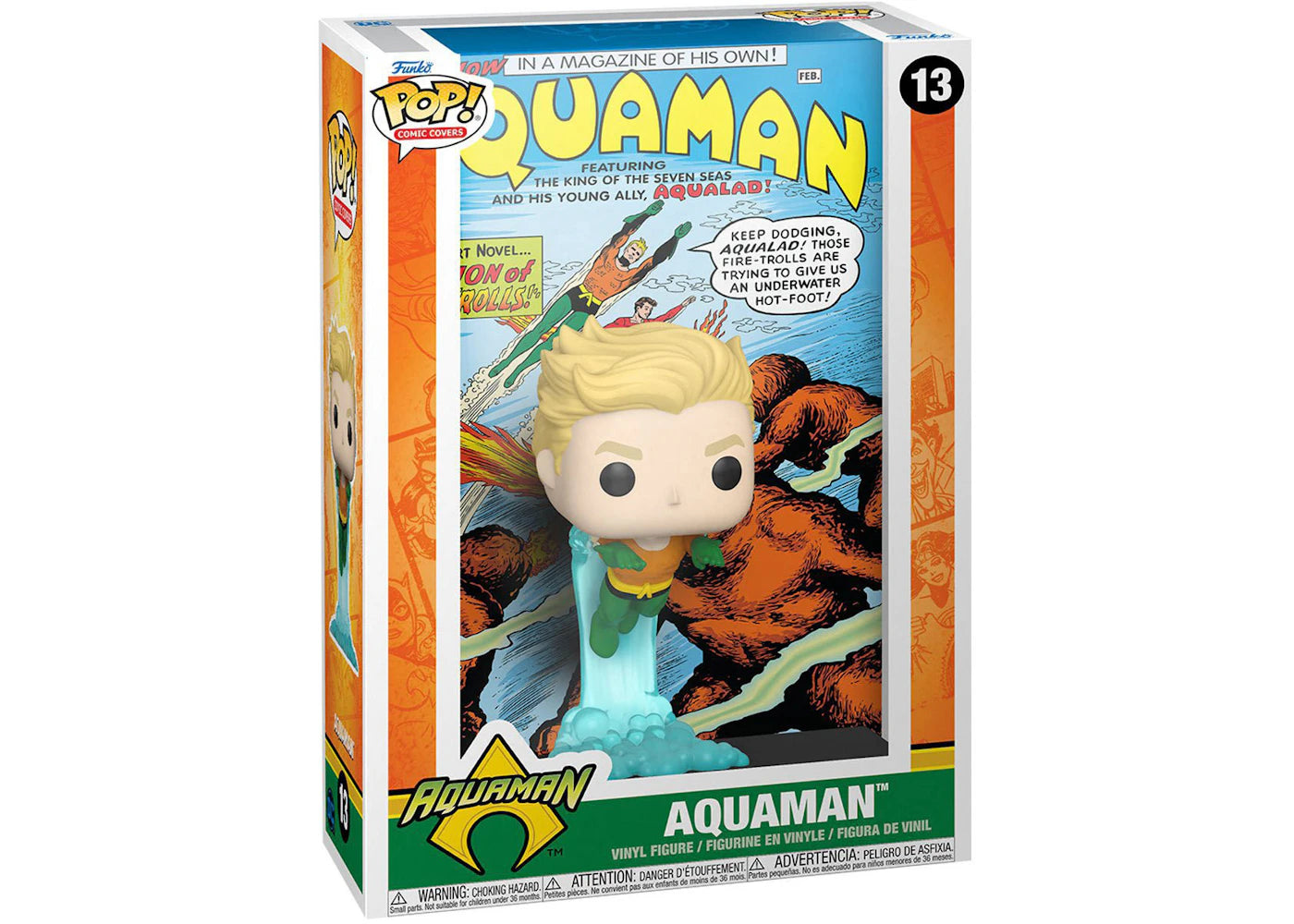Funko Pop! Comic Covers DC Comics Aquaman Figure #13