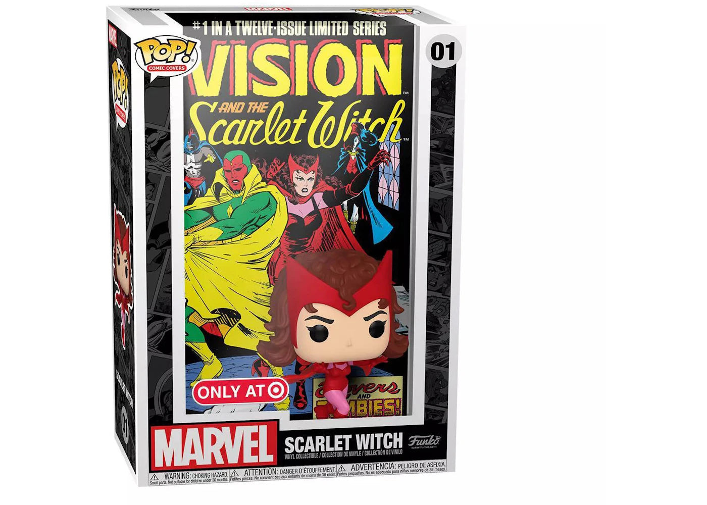 Funko Pop! Comic Covers Marvel Scarlet Witch Target Exclusive Figure #01