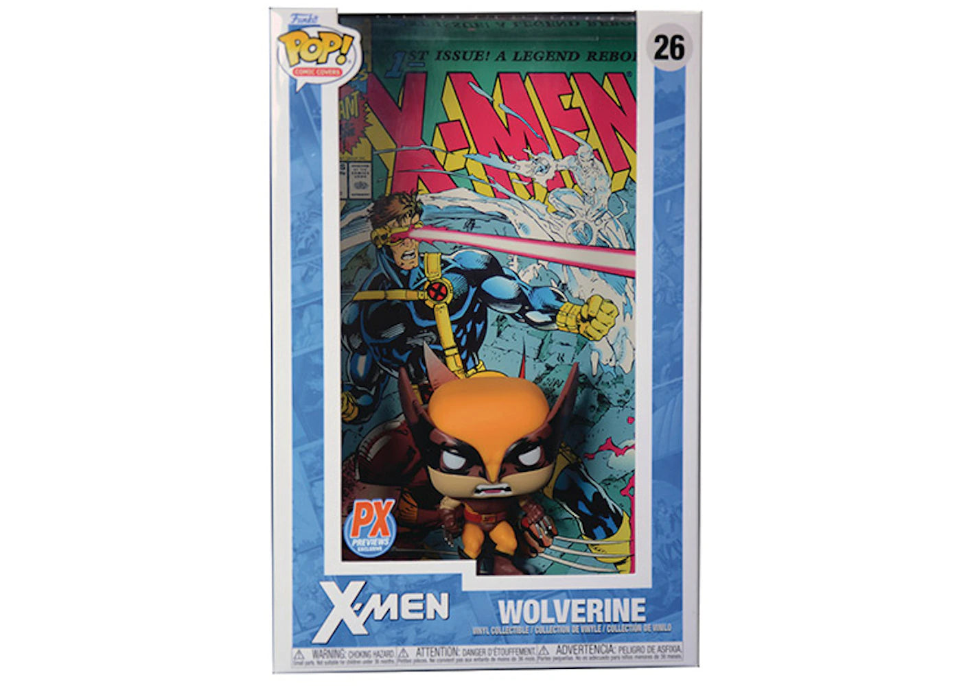 Funko Pop! Comic Covers Marvel X-Men Wolverine PX Previews Exclusive Figure #26