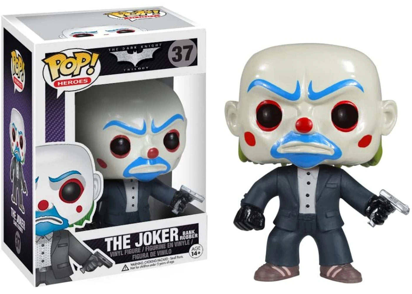 Funko Pop! Heroes DC The Dark Knight The Joker (Bank Robber) Figure #37
