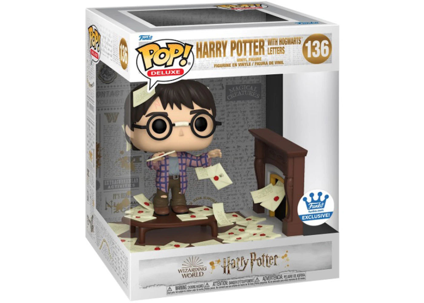 Funko Pop! Deluxe Harry Potter With Hogwarts Letters Funko Shop Exclusive Figure #136