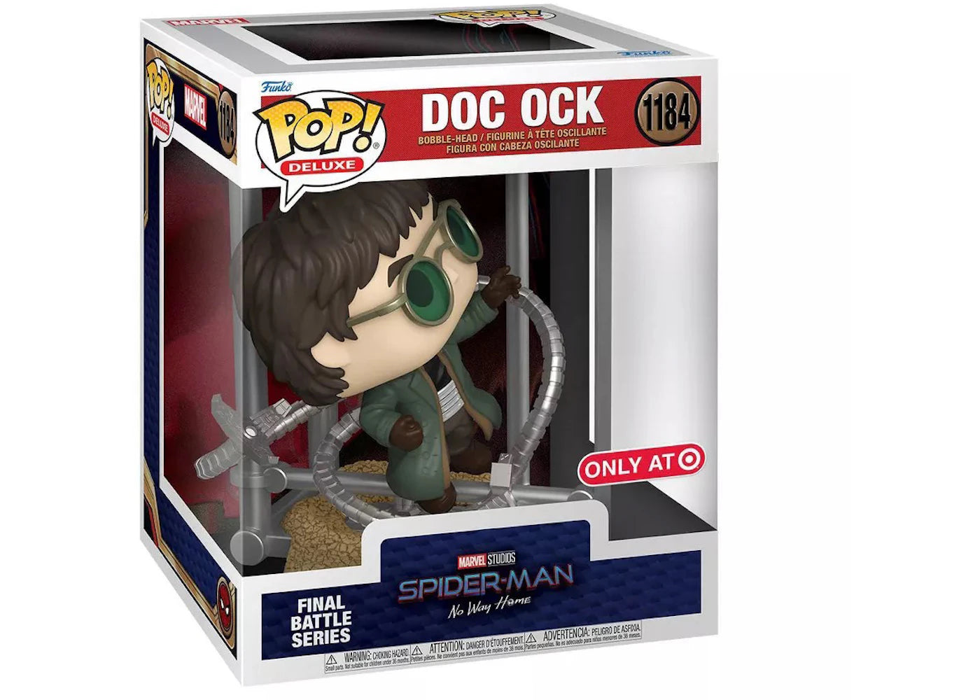 Funko Pop! Deluxe Marvel Studios Spider-Man No Way Home Final Battle Series Doc Ock Target Exclusive Figure #1184