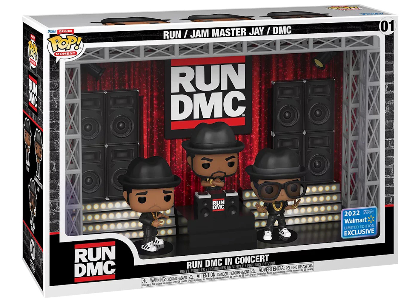 Funko Pop! Deluxe Moment RUN DMC In Concert 2022 Walmart Exclusive Figure #01