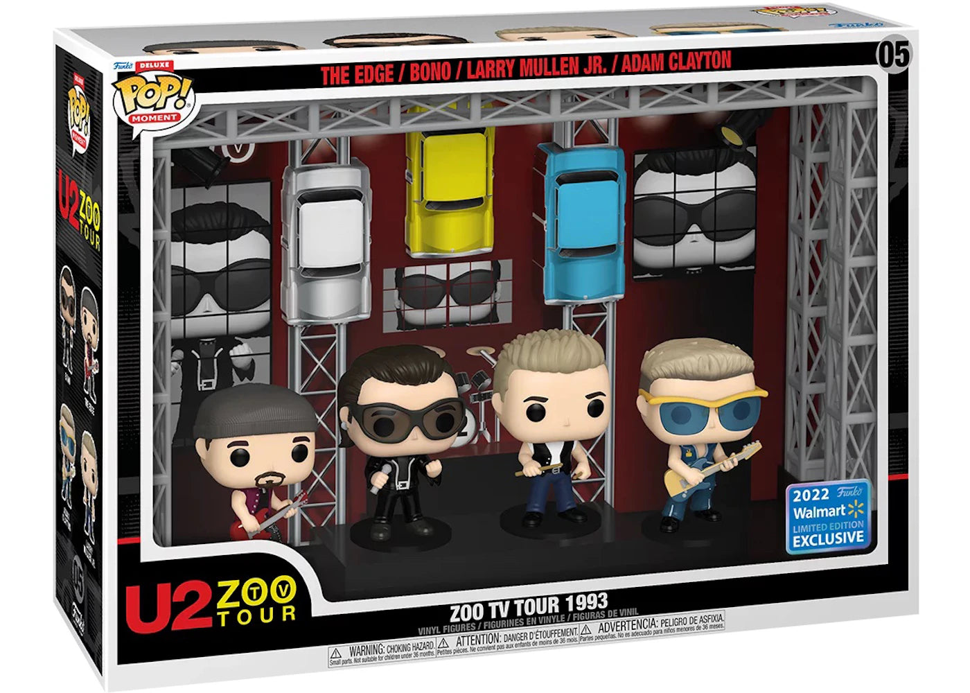 Funko Pop! Deluxe Moment U2's The Zoo TV Tour 1993 2022 Walmart Exclusive Figure #05