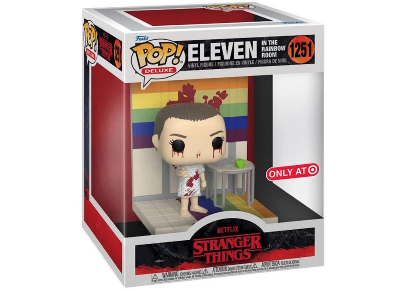 Funko Pop! Deluxe Stranger Things Eleven in the Rainbow Room Target Exclusive Figure #1251