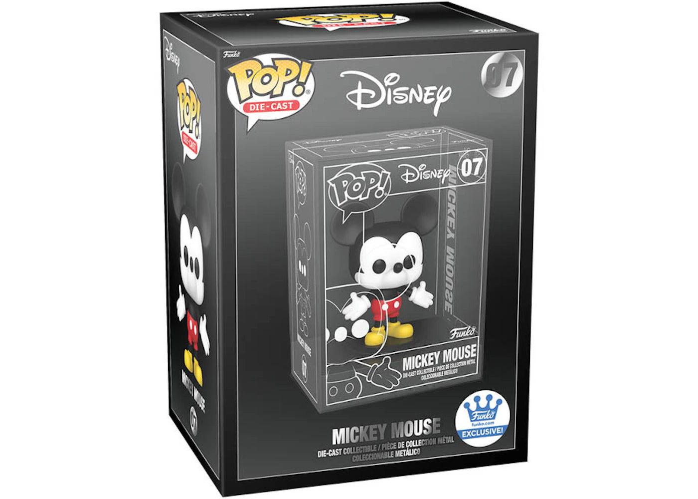 Funko Pop! Die-Cast Disney Mickey Mouse Funko Shop Exclusive Figure #07