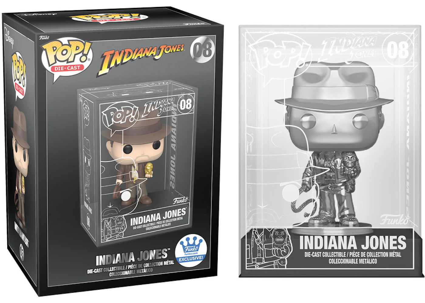 Funko Pop! Die-Cast Indiana Jones Chase Edition Funko Shop Exclusive Figure #08