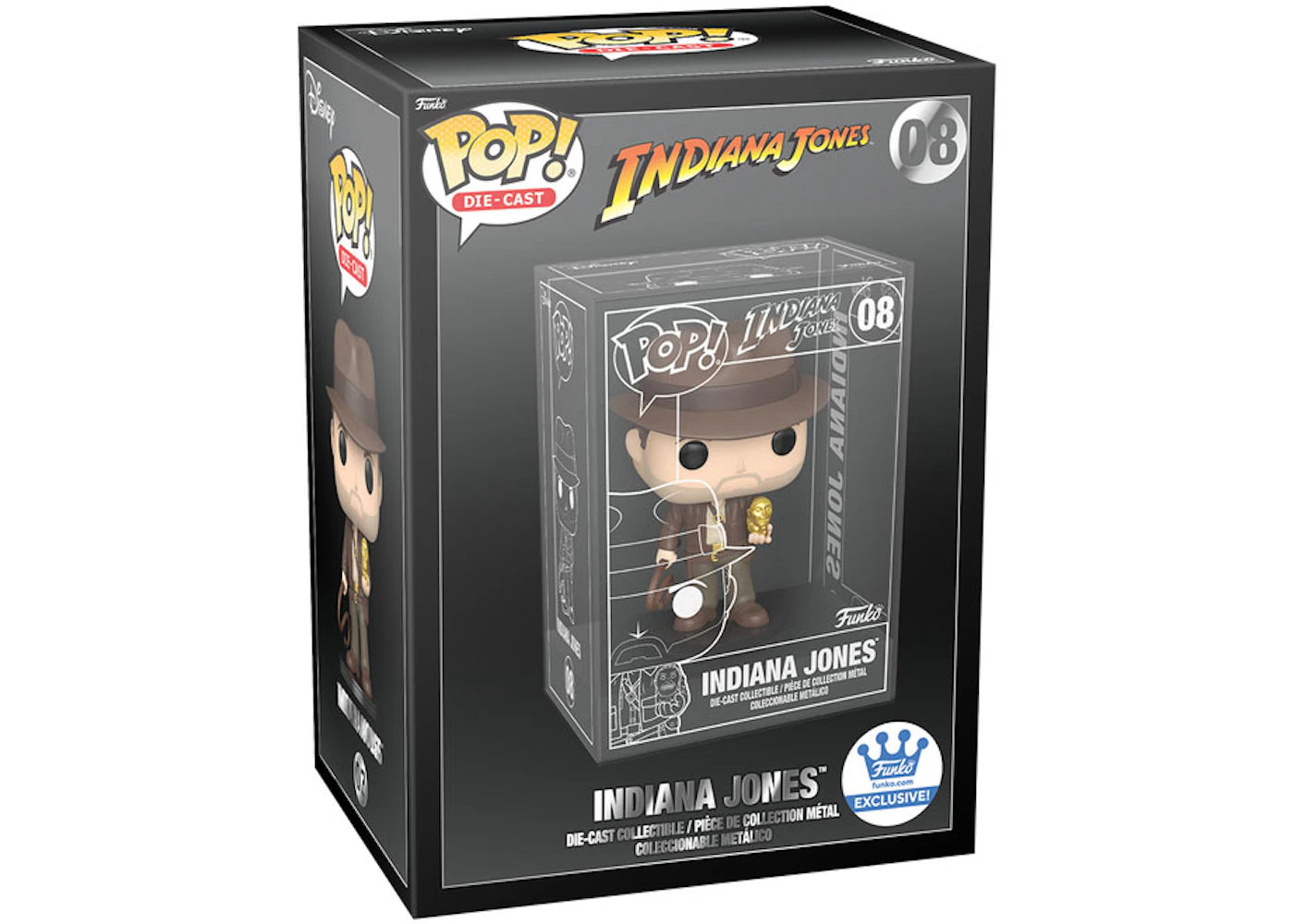 Funko Pop! Die-Cast Indiana Jones Funko Shop Exclusive Figure #08