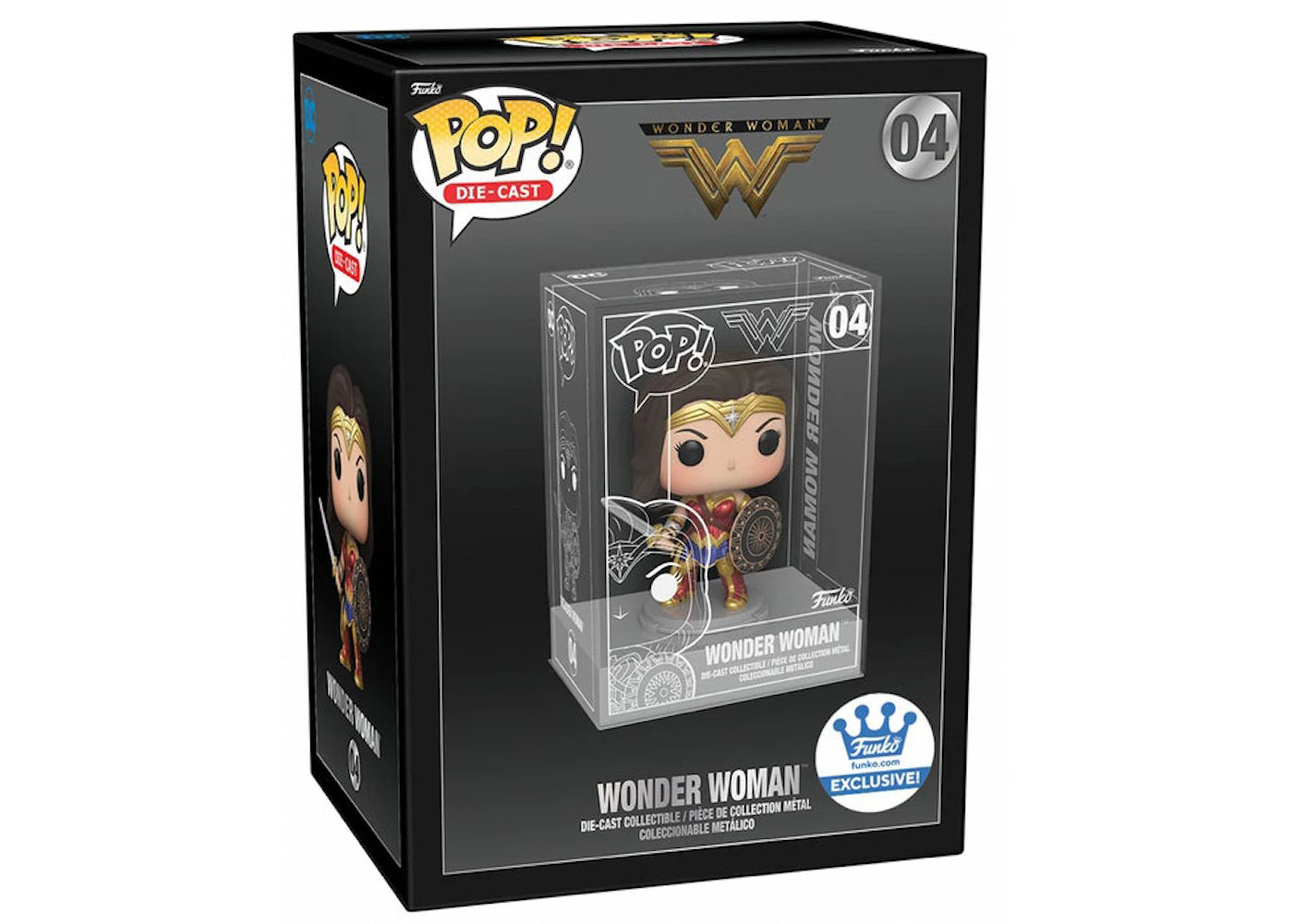 Funko Pop! Die-Cast Wonder Woman Funko Shop Exclusive Figure #04