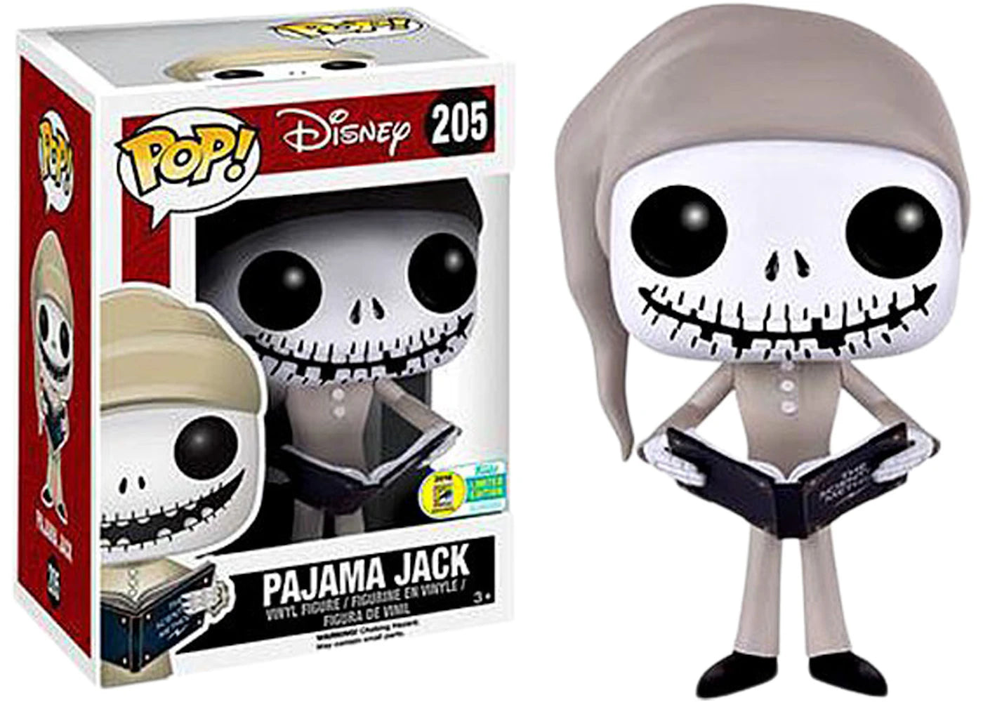 Funko Pop! Disney Nightmare Before Christmas Pajama Jack SDCC Figure #205