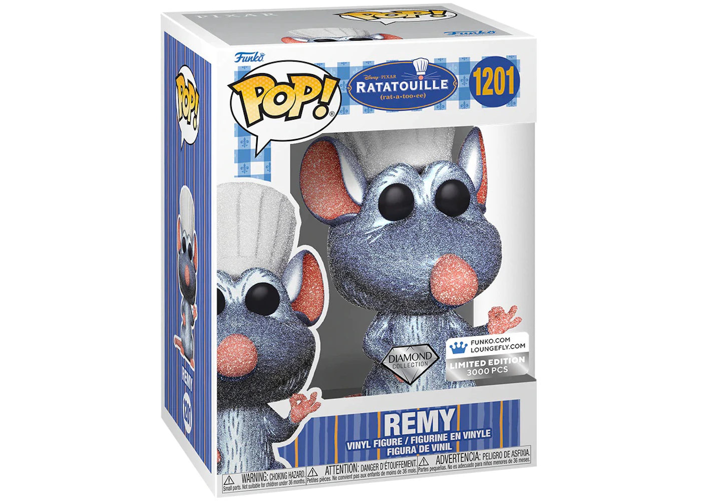Funko Pop! Disney Pixar Ratatouille Remy Diamond Collection Funko/Loungefly Exclusive (Edition of 3000) Figure #1201