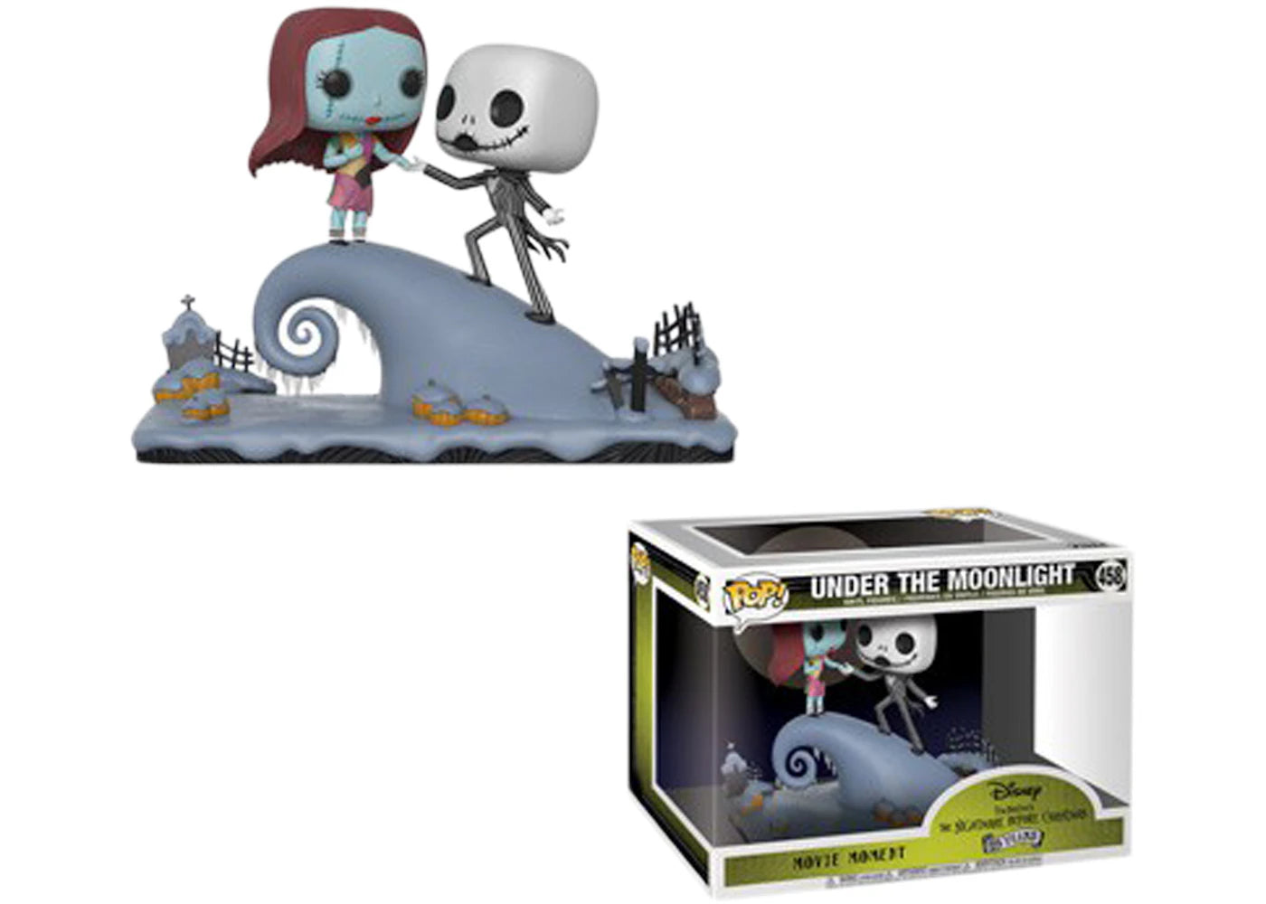 Funko Pop! Disney The Nightmare Before Christmas 25th Anniversary Under the Moonlight Movie Moments Figure #458
