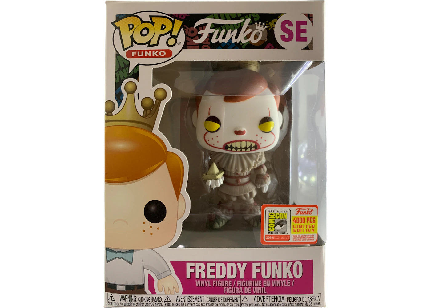 Funko Pop! Freddy Funko (Pennywise) SDCC Special Edition