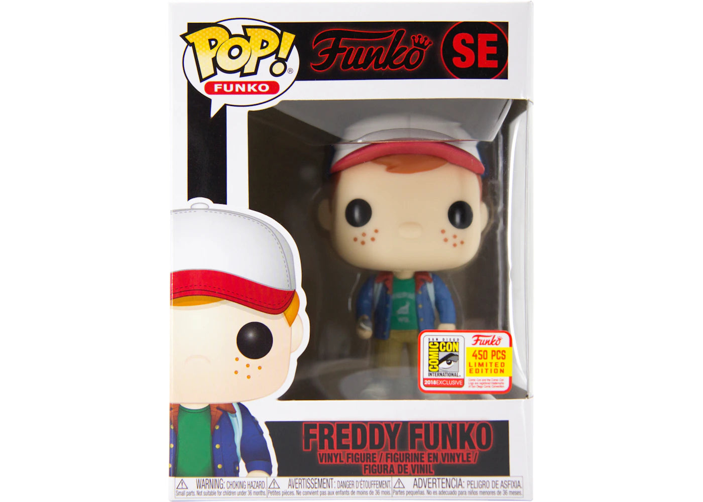 Funko Pop! Freddy Funko Dustin Henderson SDCC Special Edition