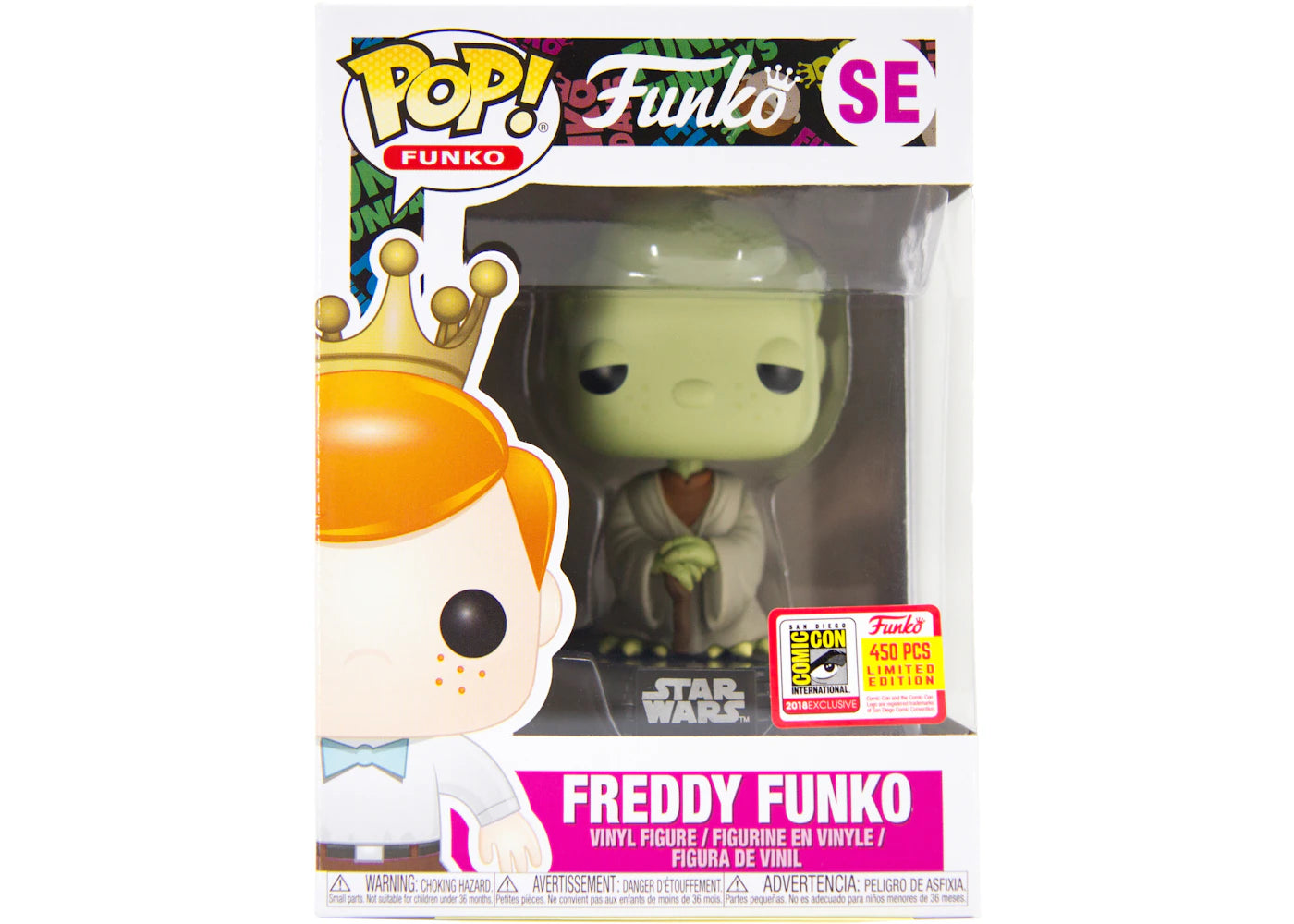 Funko Pop! Freddy Funko (as Yoda) SDCC Special Edition