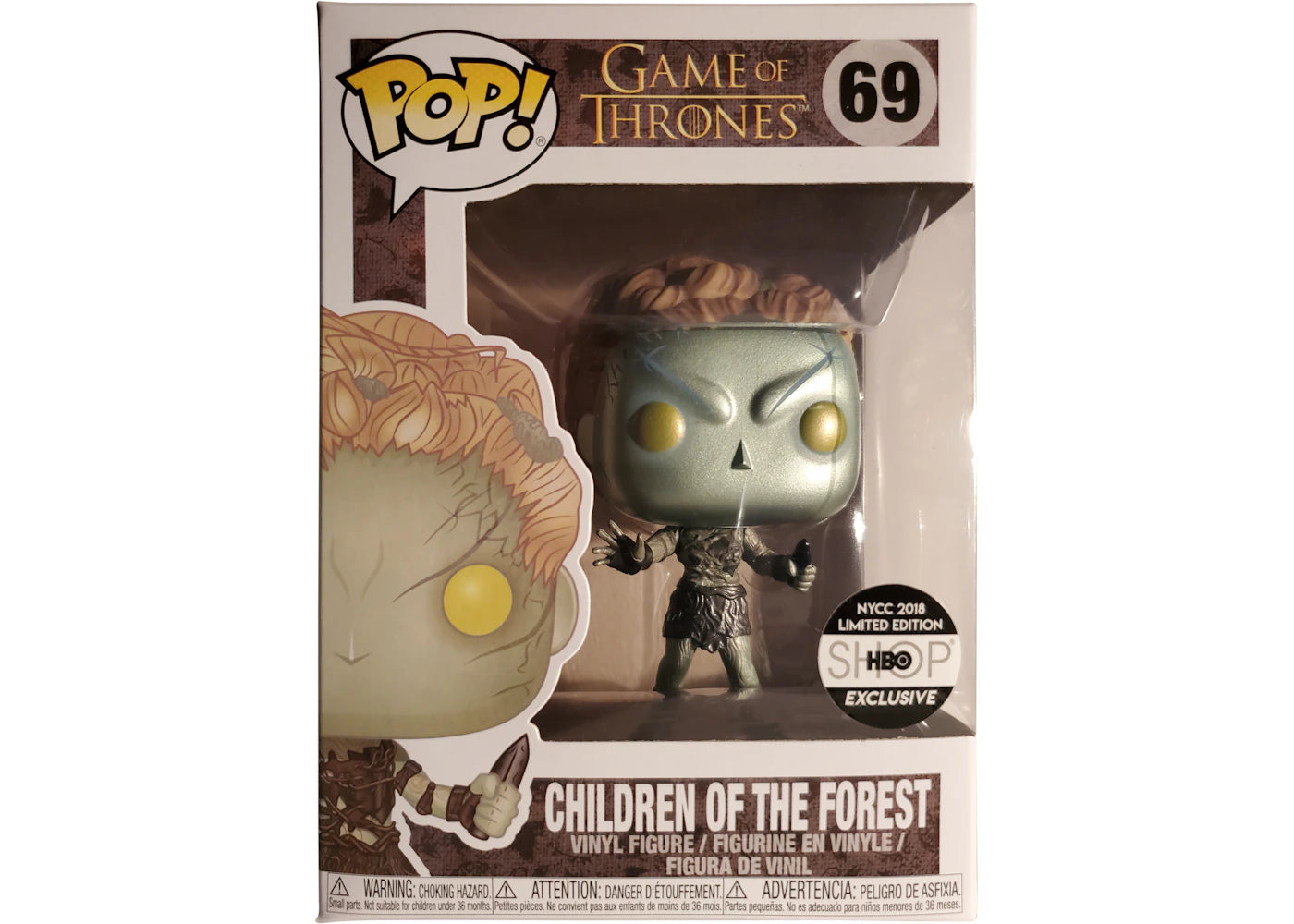 Funko Pop! Game Of Thrones Children Of The Forest (Metallic) HBO Shop Exclusive Figure #69