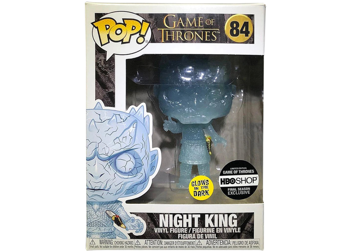 Funko Pop! Game of Thrones Night King (Glow) HBO Shop Exclusive Figure #84