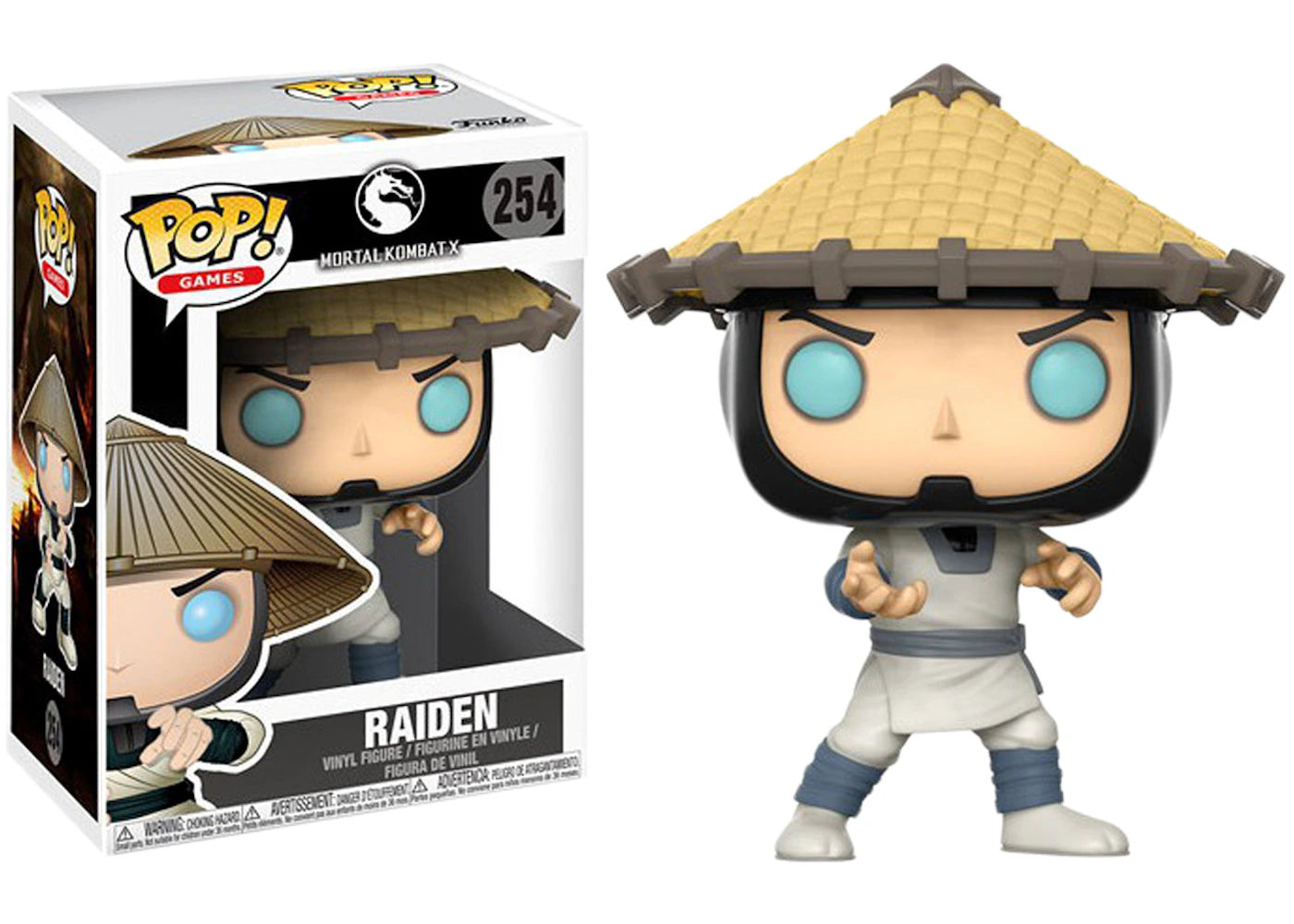 Funko Pop! Games Mortal Kombat Raiden Figure #254