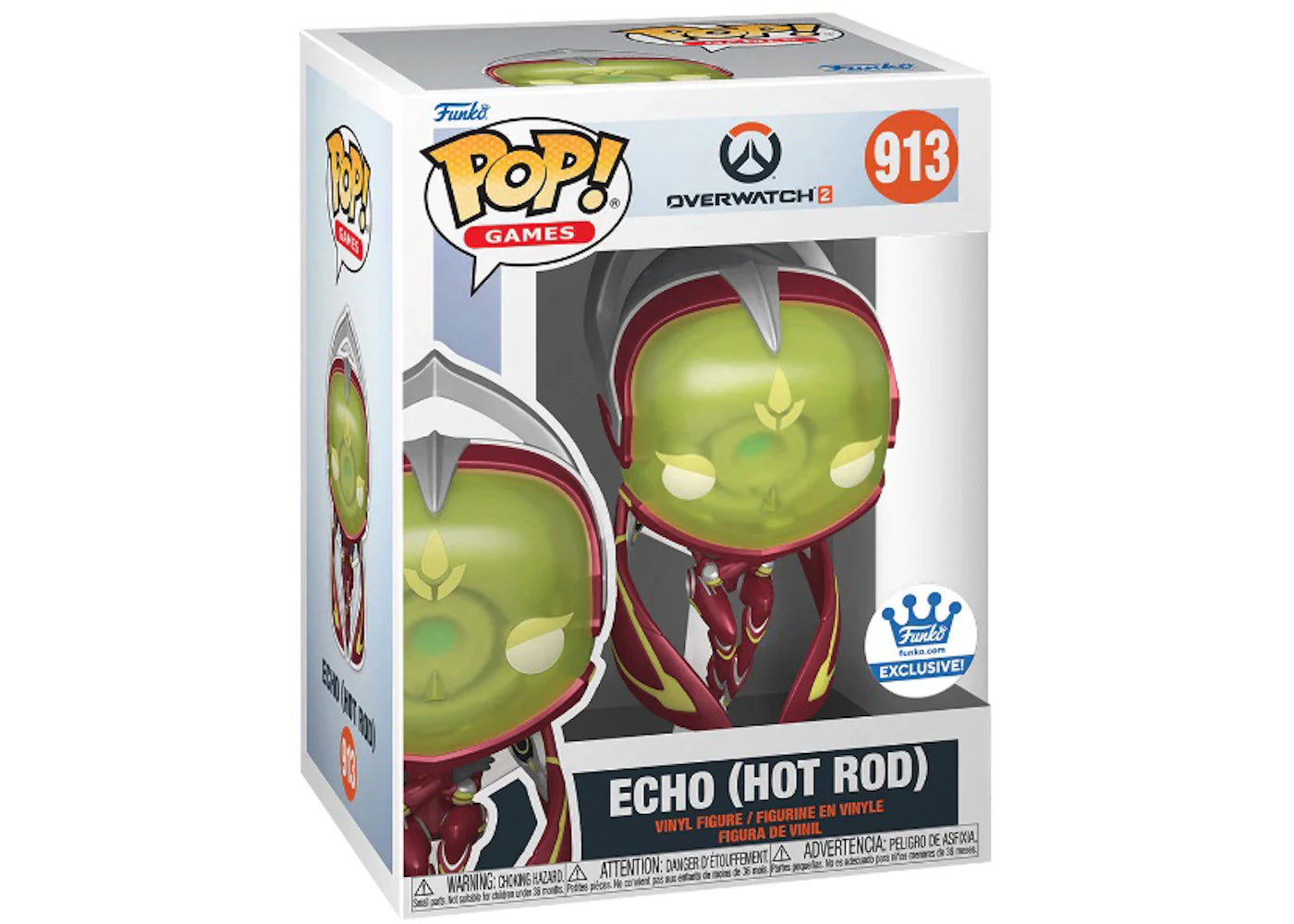 Funko Pop! Games Overwatch 2 Echo (Hot Rod) Funko Shop Exclusive Figure #913