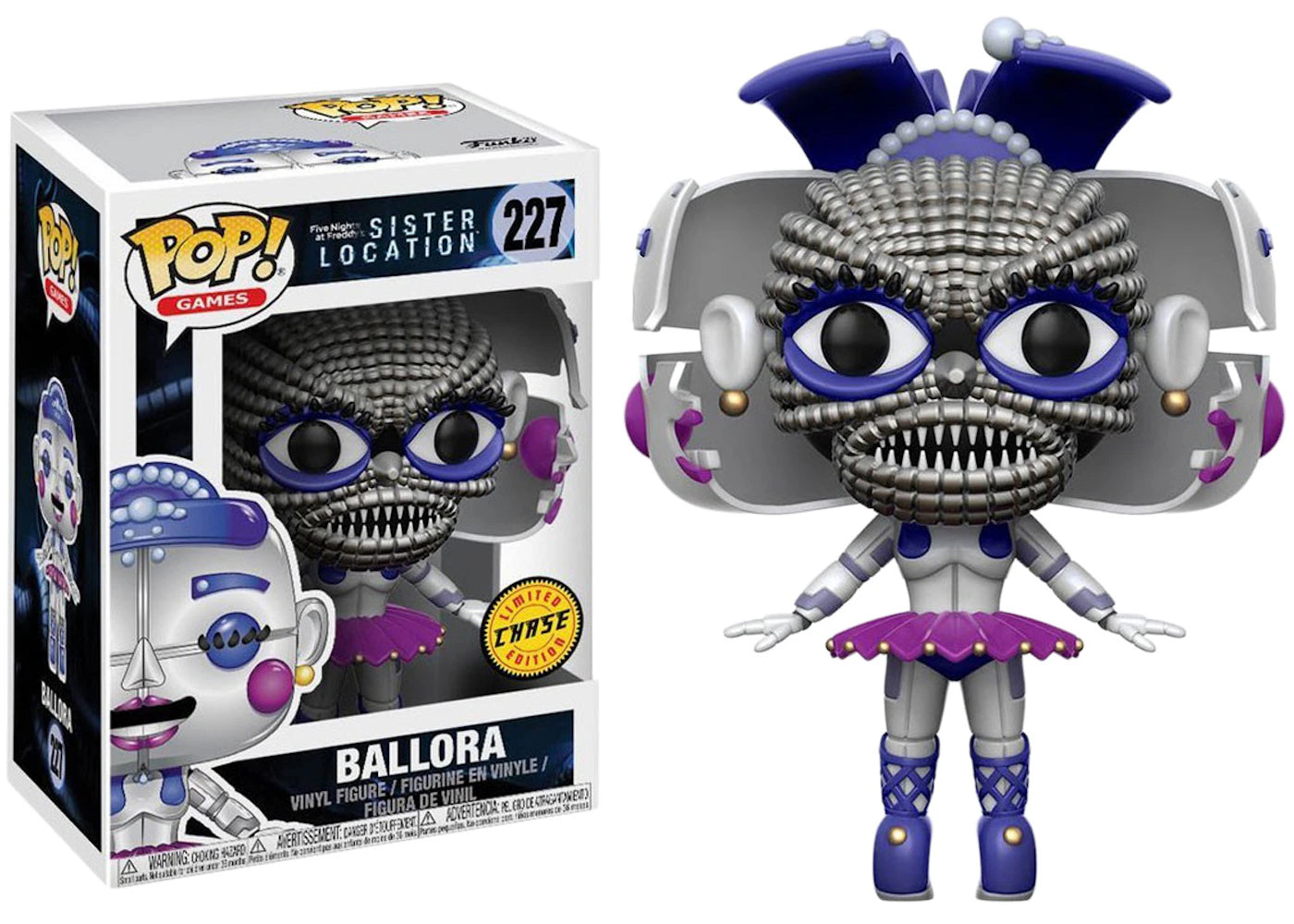 Funko Pop! Games Sister Location Ballora Open face (Chase) Figure #227