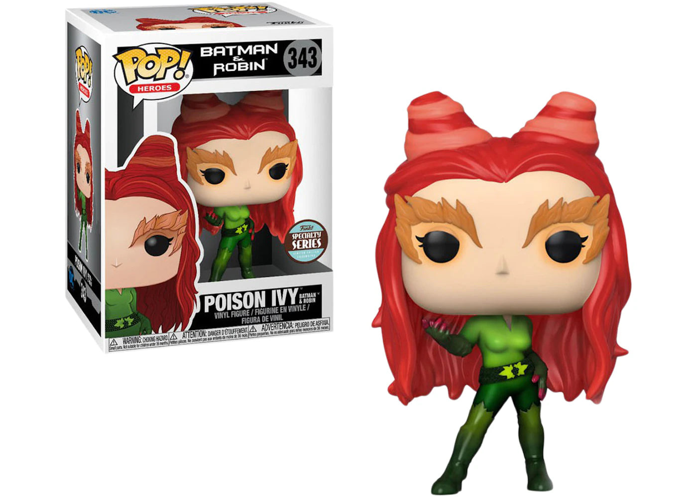 Funko Pop! Heroes Batman & Robin Poison Ivy Specialty Series Exclusive Figure #343