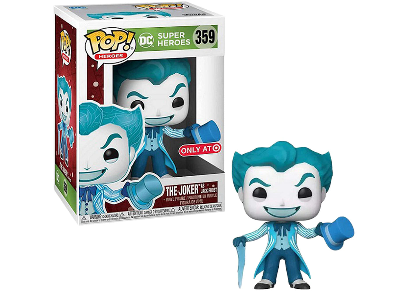 Funko Pop! Heroes DC Super Heroes The Joker (as Jack Frost) Target Exclusive Figure #359