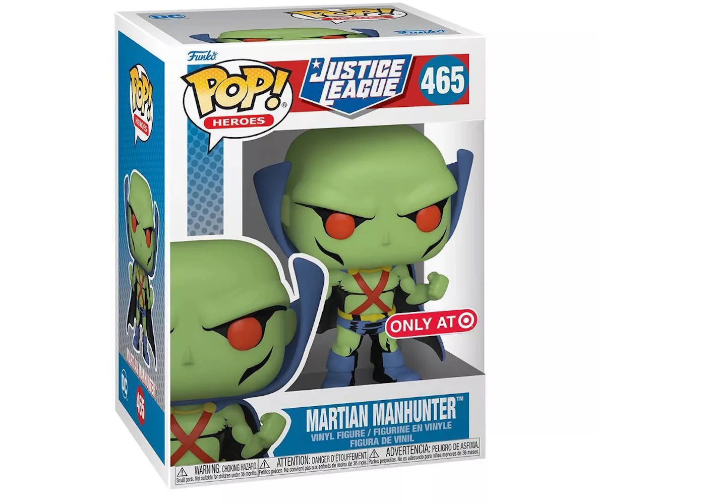Funko Pop! Heroes Justice League Martian Manhunter Target Exclusive Figure #465