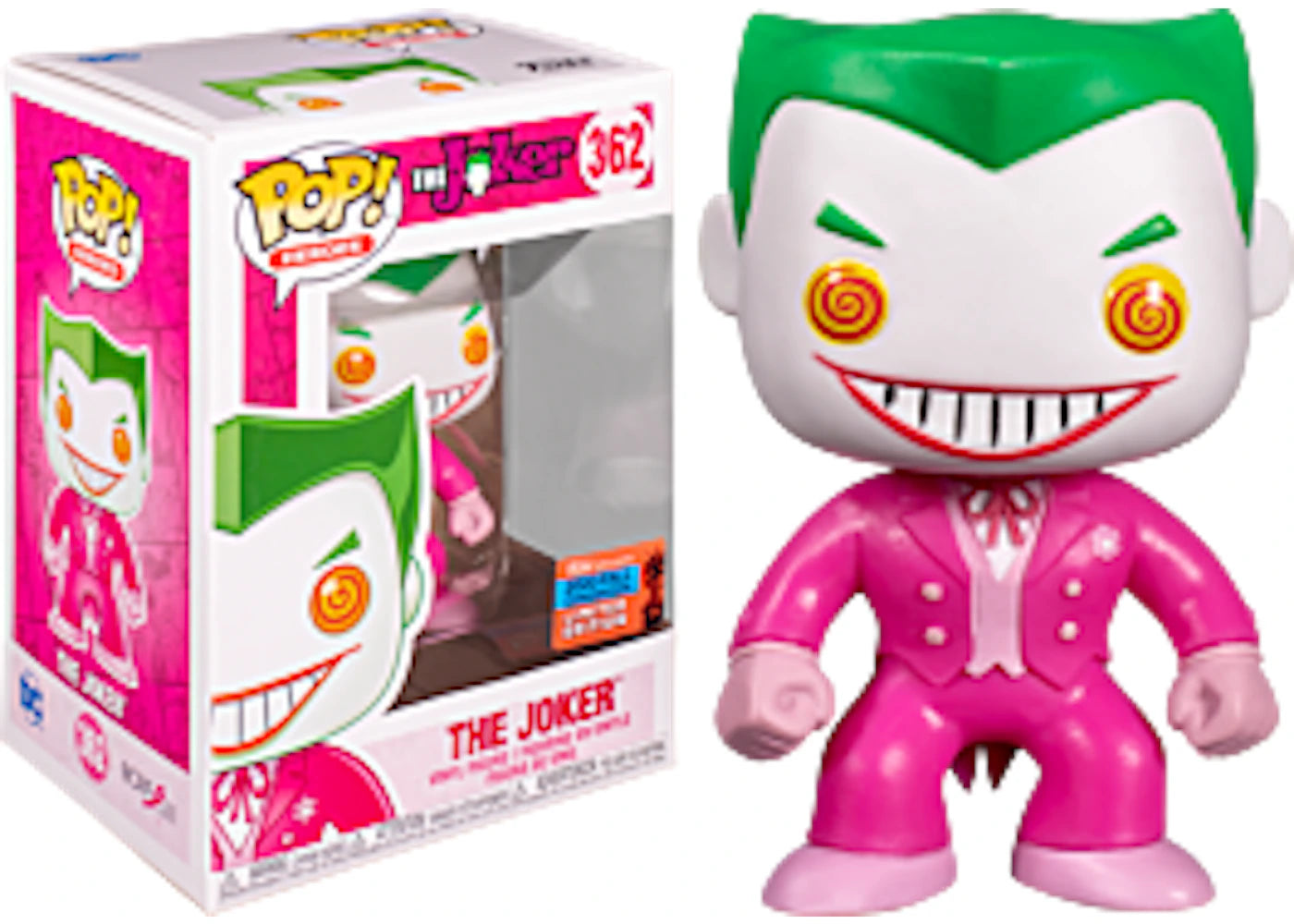 Funko Pop! Heroes The Joker Breast Cancer Awareness Fall Convention Exclusive Figure #362