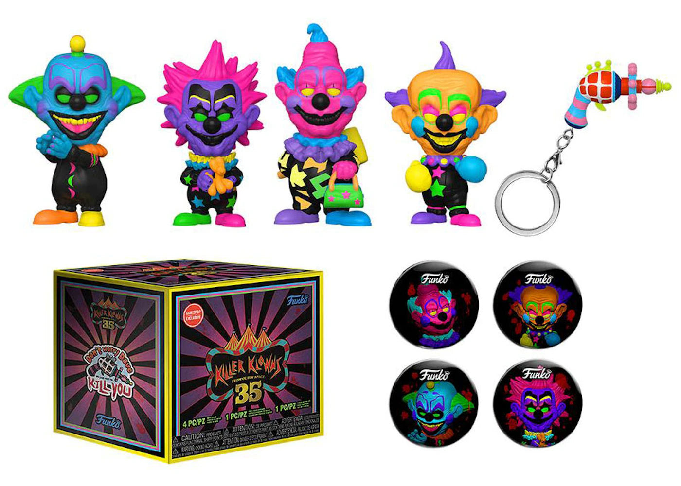 Funko Pop! Killer Klowns From Outer Space 35th Anniversary GameStop Exclusive Collector's Box