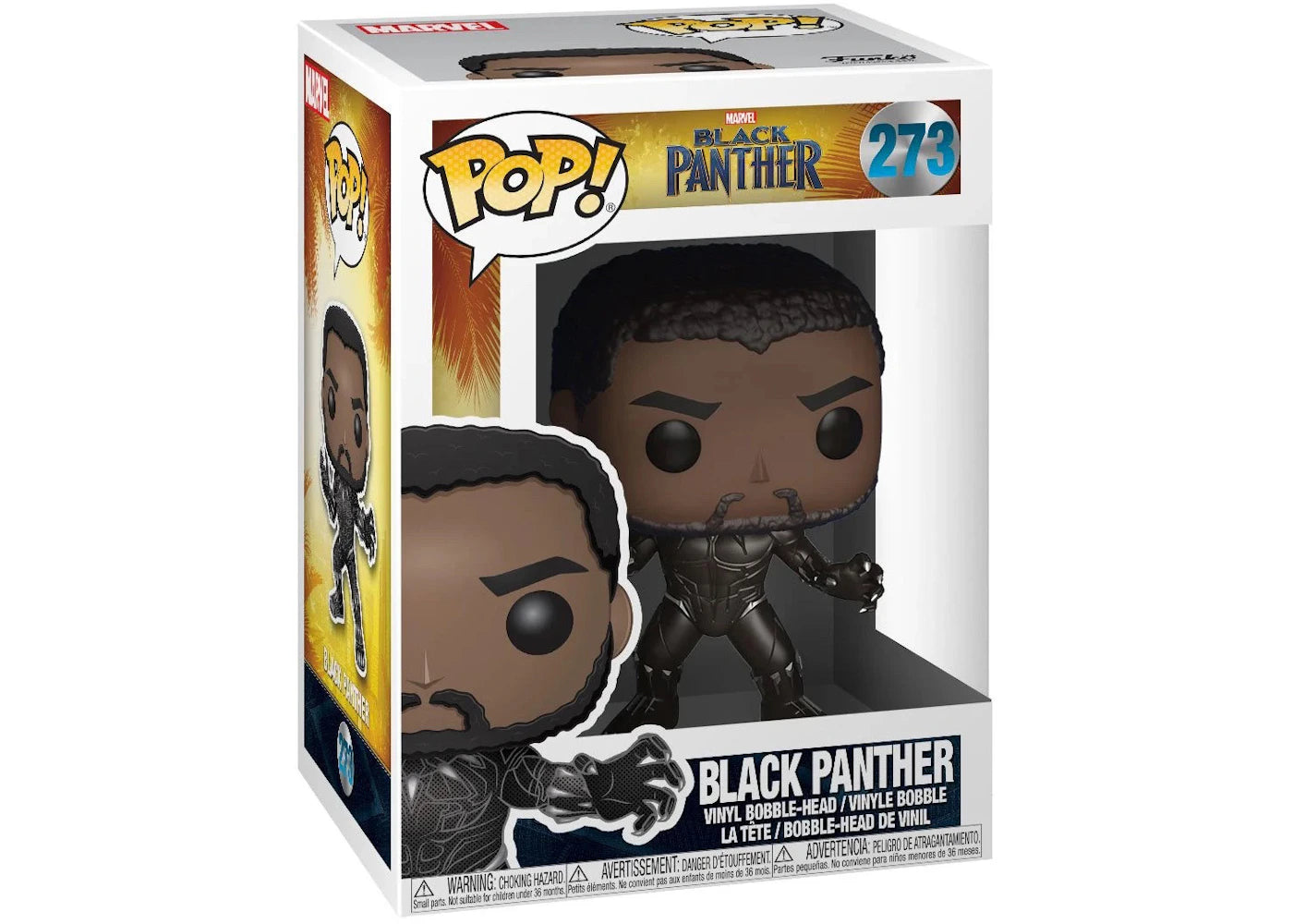 Funko Pop! Marvel Black Panther Bobble-Head Figure #273