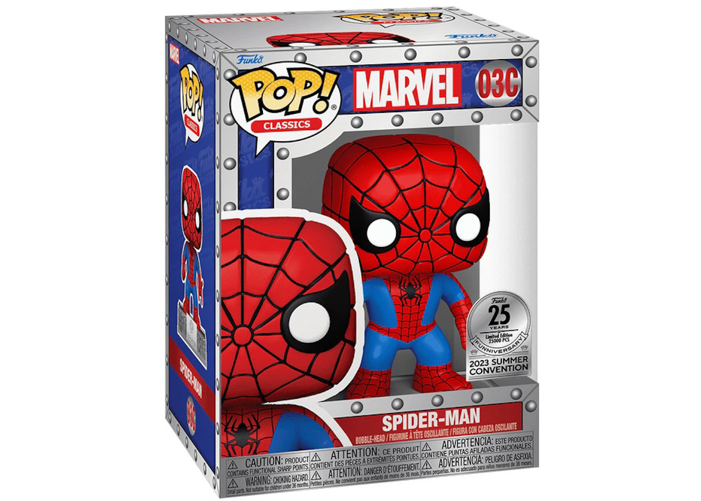 Funko Pop! Marvel Classics Spider-Man 25th Anniversary Figure #03C