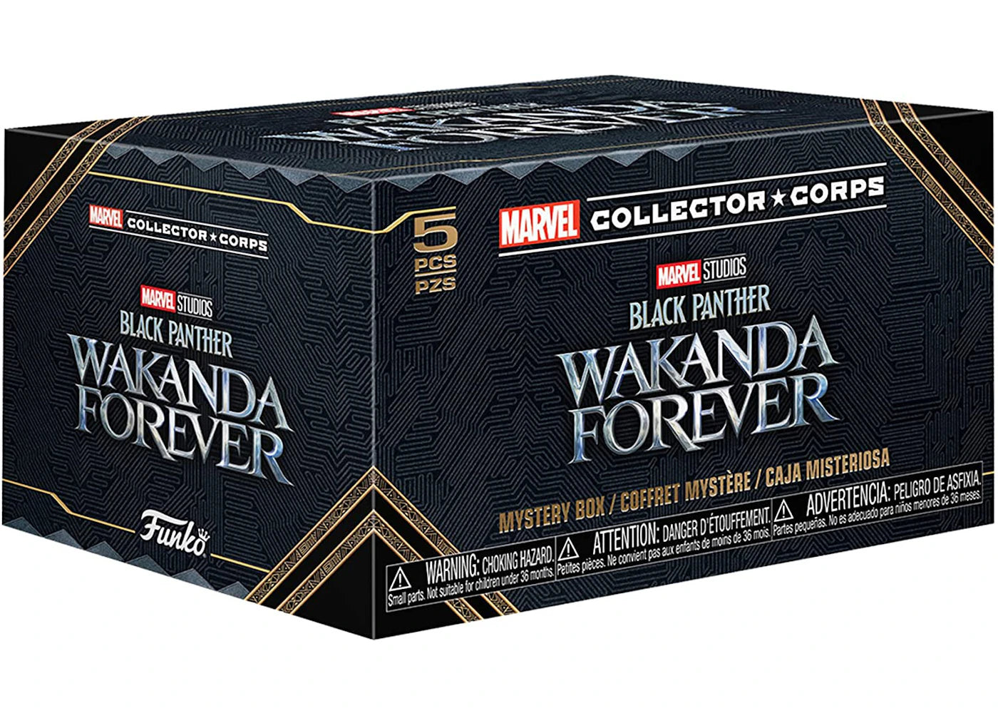 Funko Pop! Marvel Collectors Corps Black Panther Wakanda Forever Collectors Box