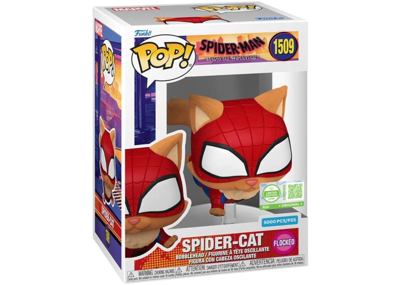 Funko Pop! Marvel Spider-Car (Flocked) Limited Edition Figure #1509