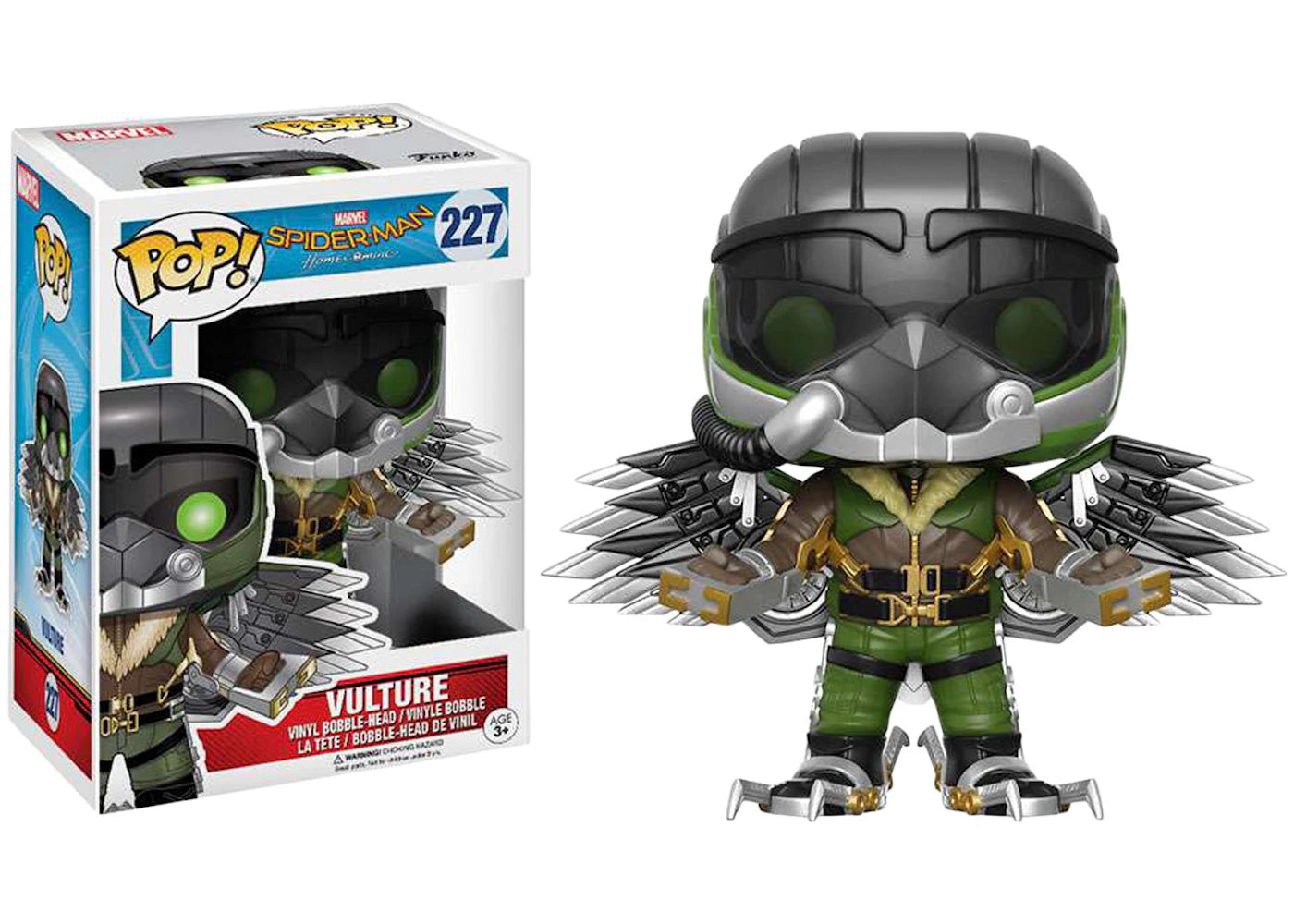 Funko Pop! Marvel Spider-Man Homecoming Vulture Bobble-Head #227