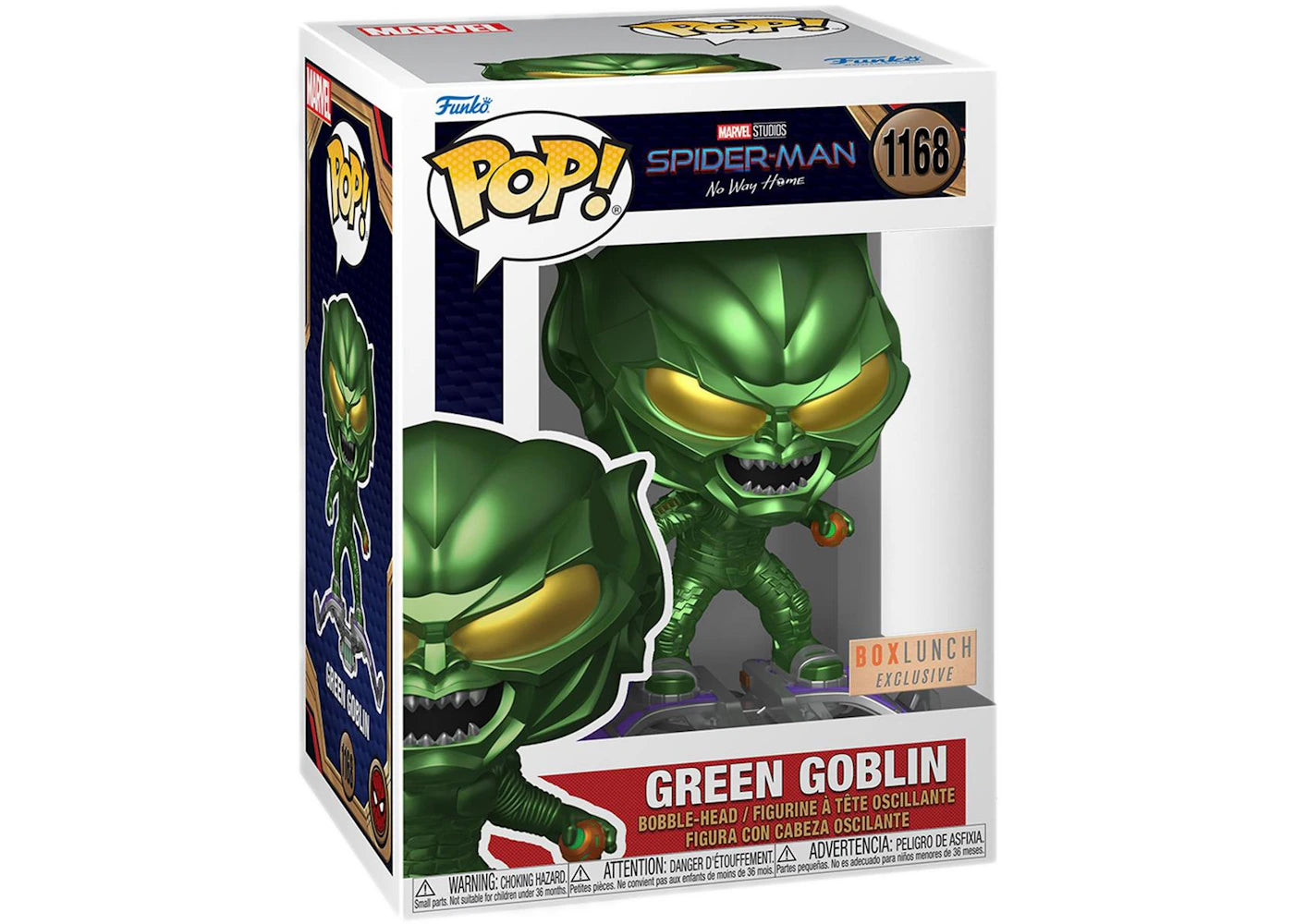 Funko Pop! Marvel Spider-Man No Way Home Green Goblin Box Lunch Exclusive Figure #1168
