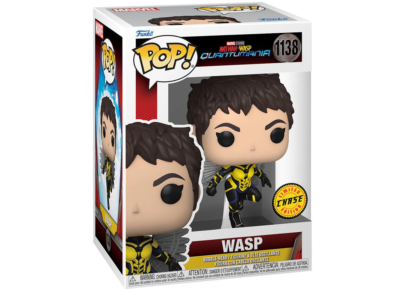 Funko Pop! Marvel Studios Ant-Man and the Wasp Quantumania Wasp Chase Edition Figure #1138