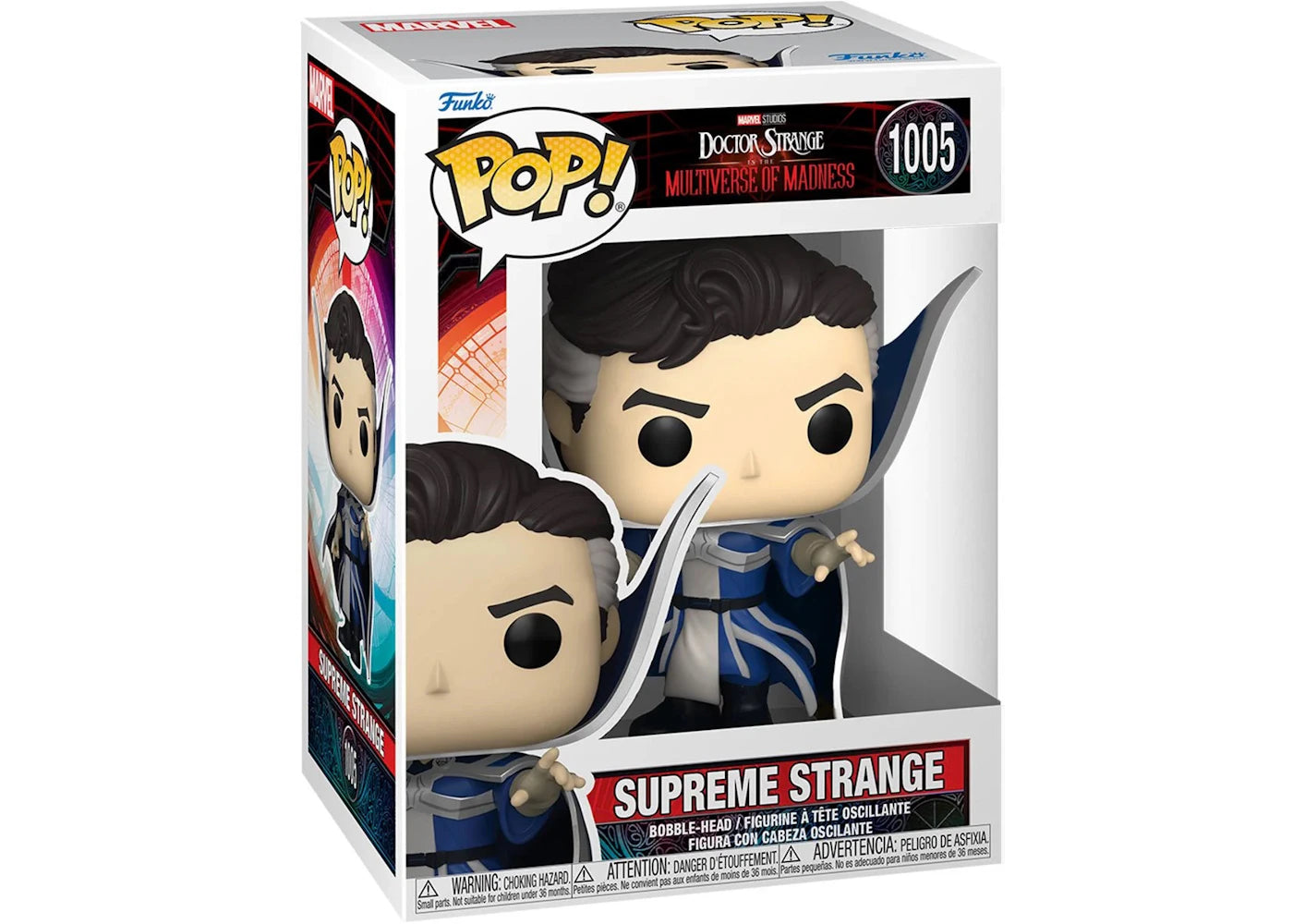 Funko Pop! Marvel Studios Doctor Strange and The Multiverse of Madness Supreme Strange Figure #1005