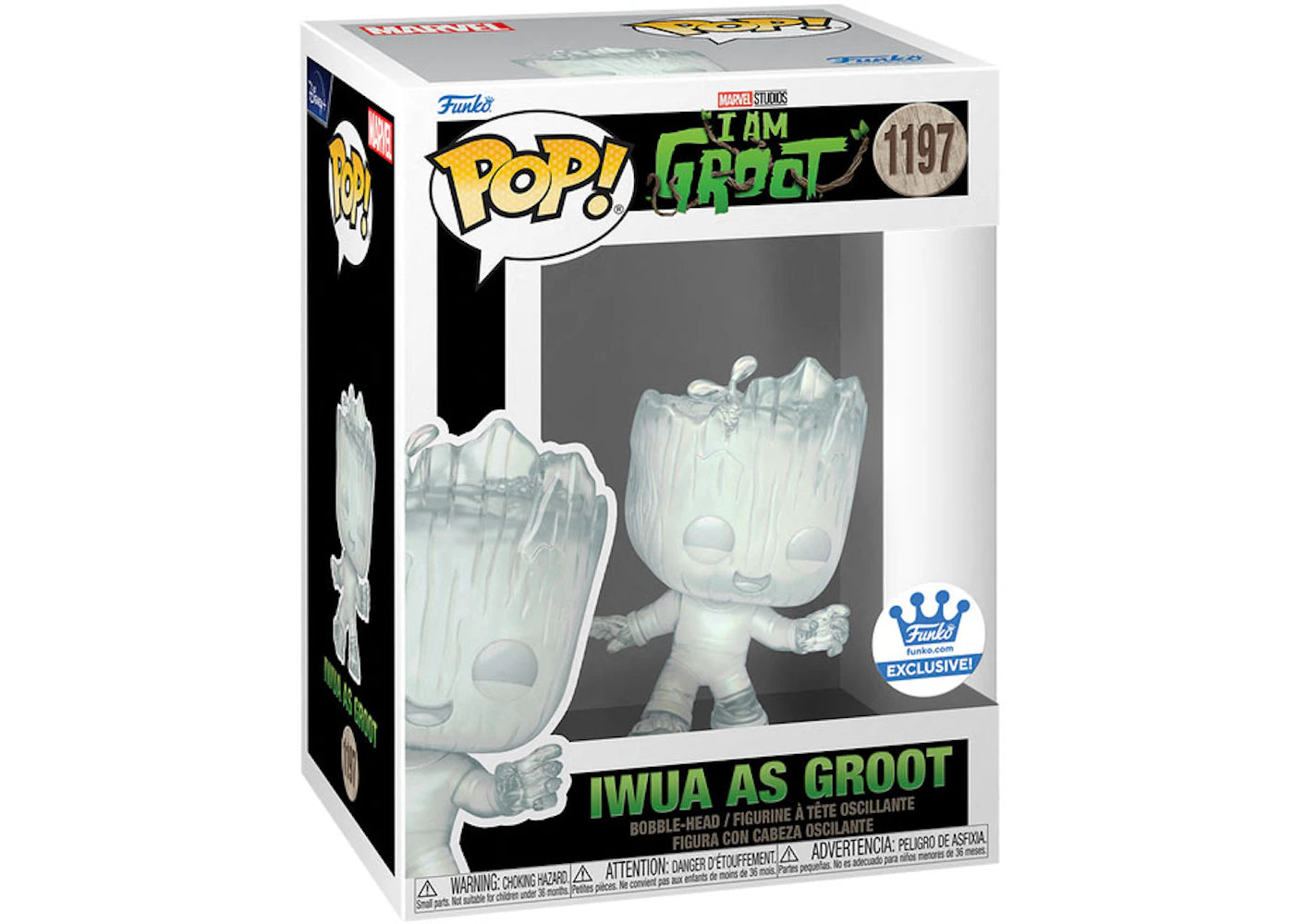 Funko Pop! Marvel Studios I Am Groot (Iwua as Groot) Funko Shop Exclusive Figure #1197
