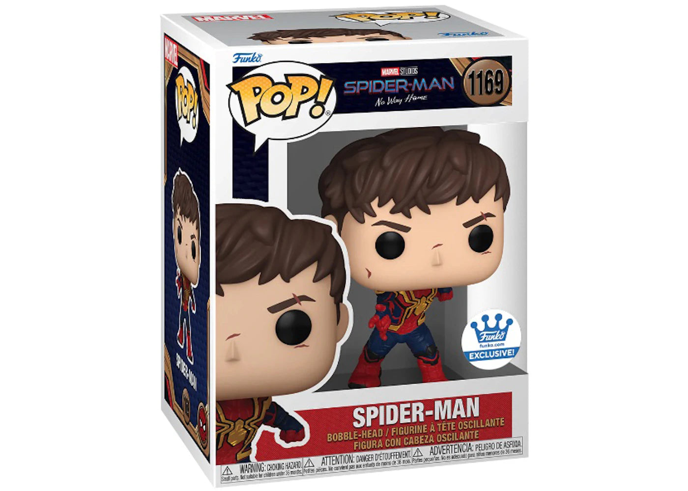 Funko Pop! Marvel Studios Spider-Man No Way Home Spider-Man Funko Shop Exclusive Figure #1169
