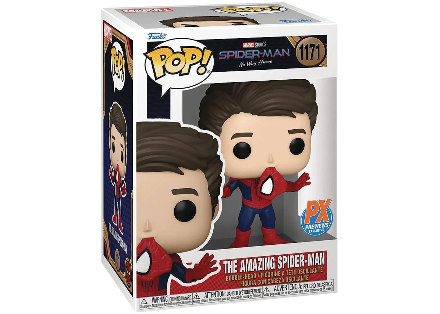 Funko Pop! Marvel Studios Spider-Man No Way Home The Amazing Spider-Man PX Previews Exclusive Figure #1171