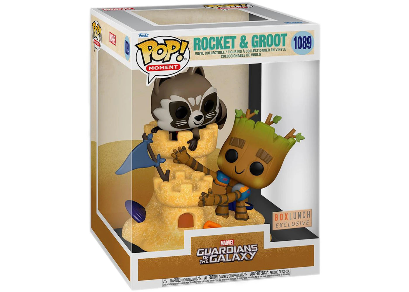 Funko Pop! Moment Marvel Guardians of the Galaxy Rocket and Groot Box Lunch Exclusive Figure #1089