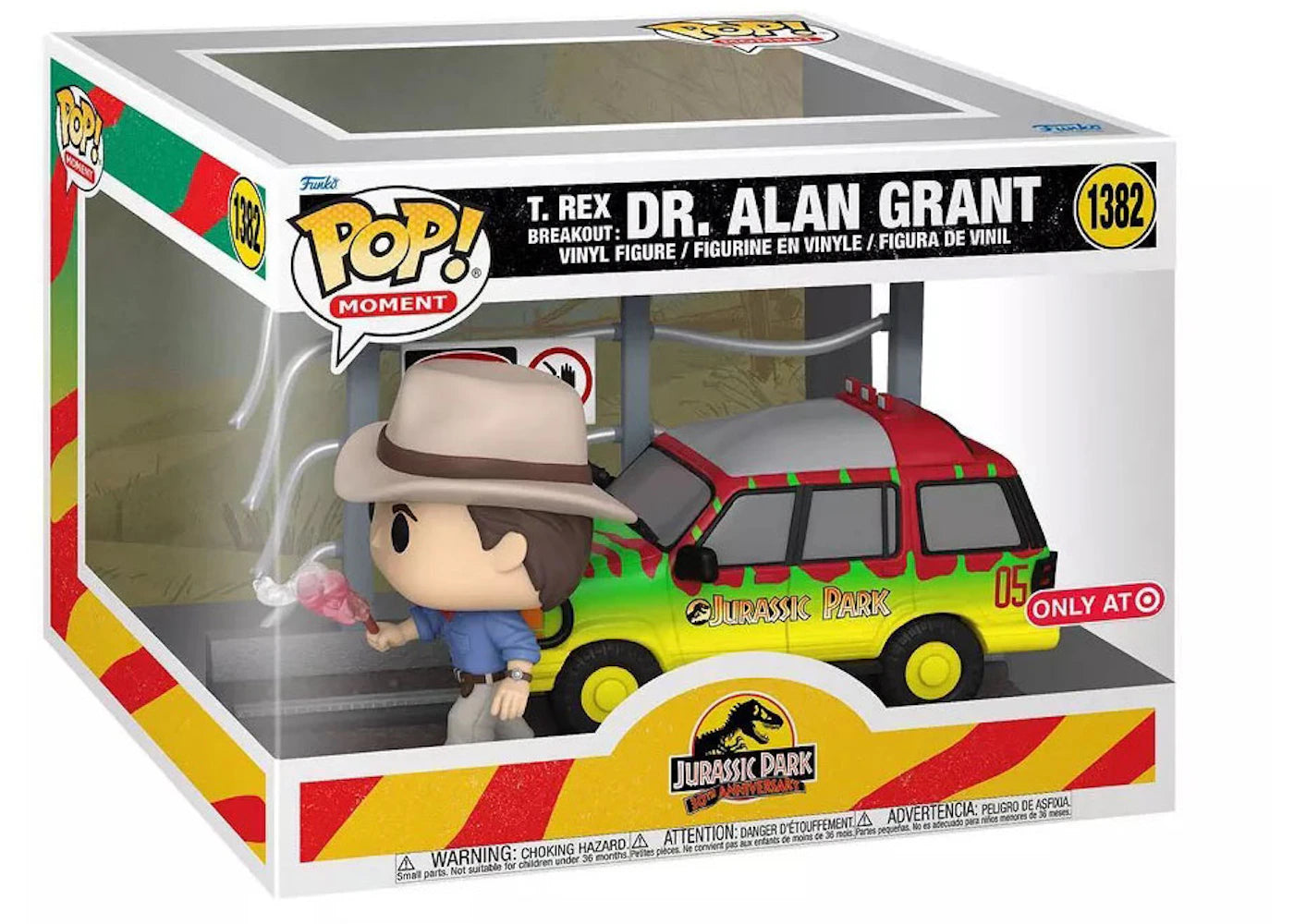 Funko Pop! Moments Jurassic Park 30th Anniversary T. Rex Breakout: Dr. Alan Grant Target Exclusive Figure #1382